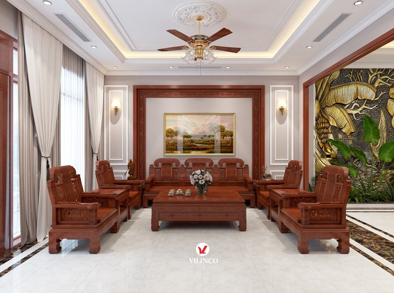 Hình ảnh của Thiết kế nội thất Biệt thự độc đáo - Chủ đầu tư anh Trọng tại Bắc Giang