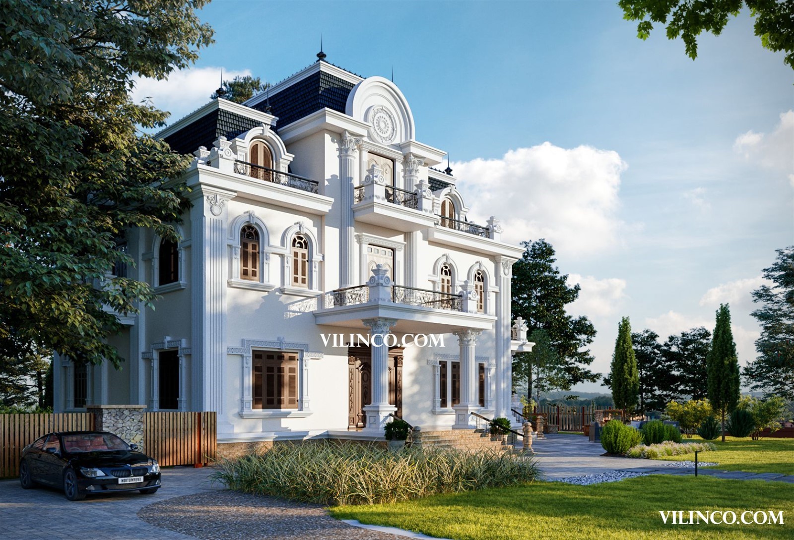 Hình ảnh cho tin tức Tại sao nên sử dụng dịch vụ Thiết kế Biệt thự trọn gói tại VILINCO