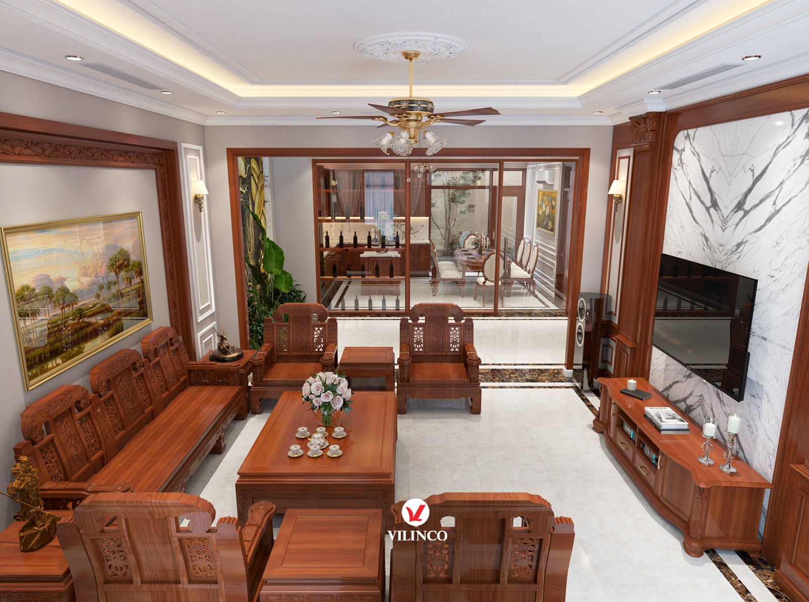Hình ảnh của NỘI THẤT BIỆT THỰ ANH TRỌNG